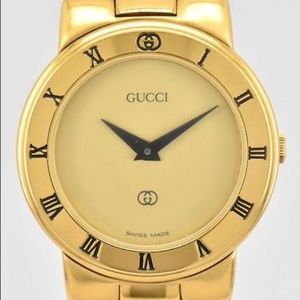 Gucci Vintage Women's 3300L Gold Plated Watch